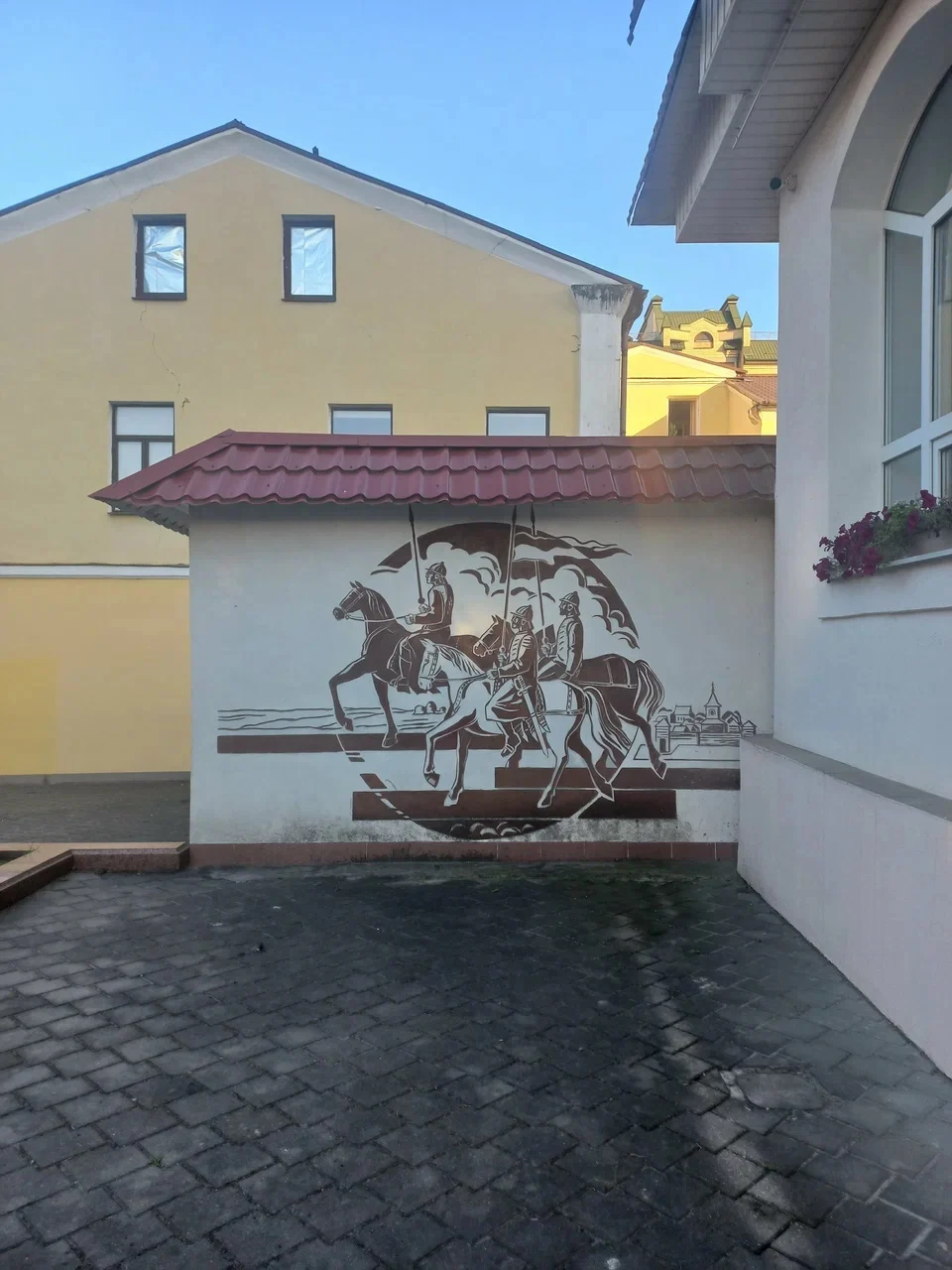 Сграффито "Бярэсце XVIIв"